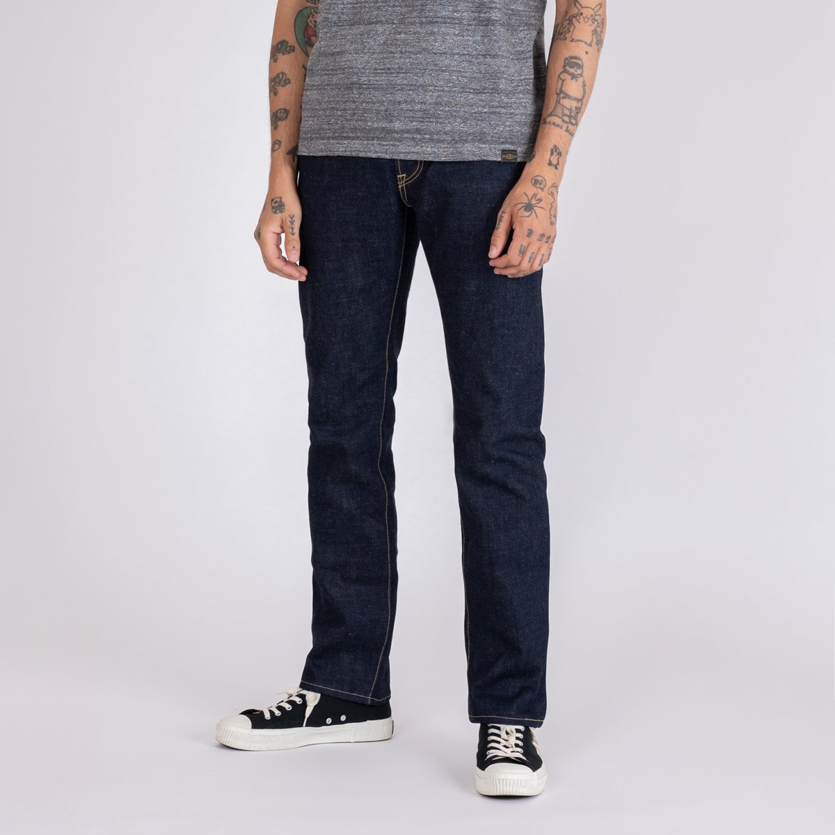 IH-777S-18 18 oz. Slim straight vintage selvedge