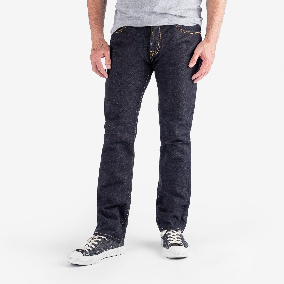 IH-777S-19L 19 oz. Slim Tapered Left Hand Twill Indigo