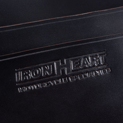 IHG-089-BLK Shell Cordovan Card Holder Schwarz