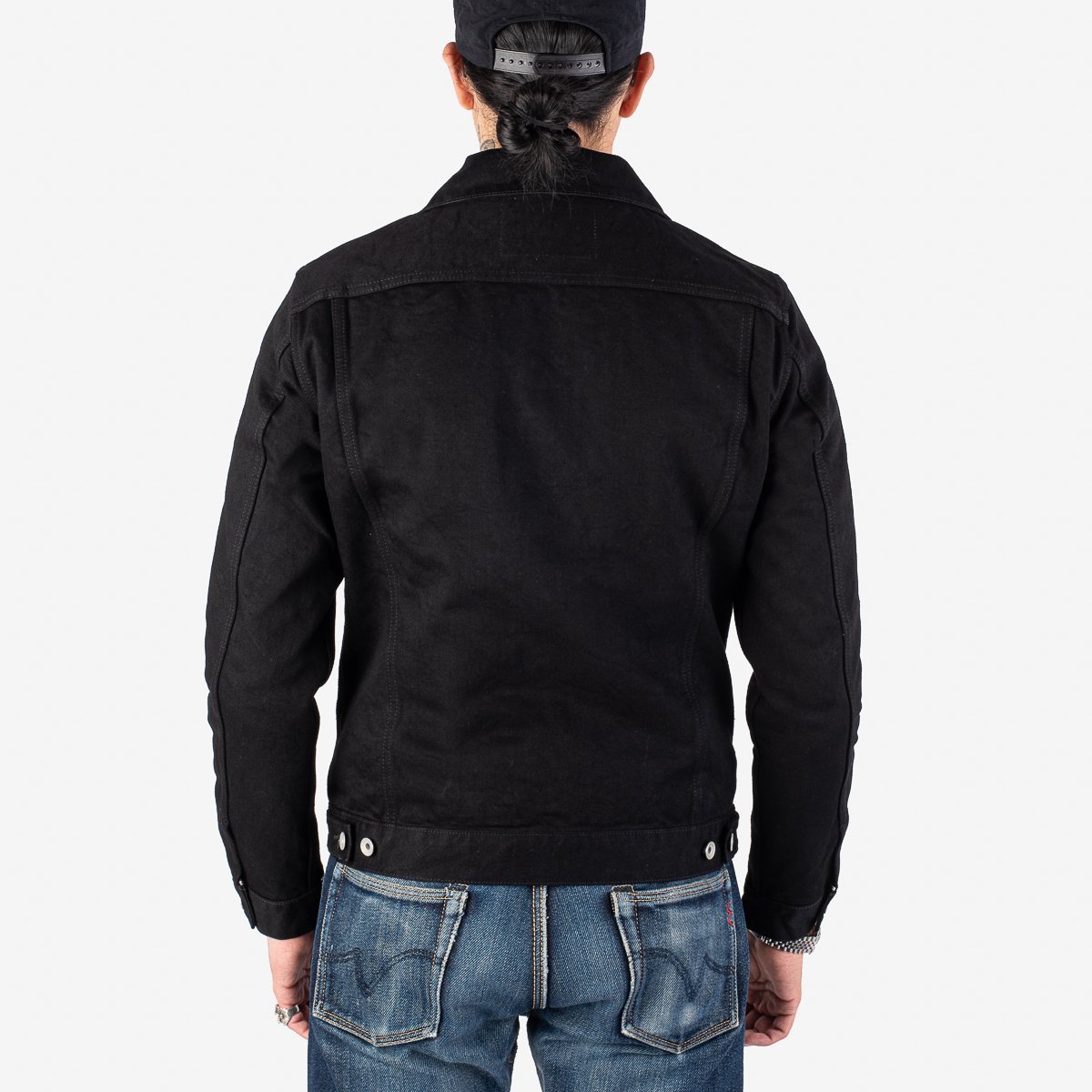 IHJ-86 14oz Selvedge Denim Modified Type III Jacket Black/Black