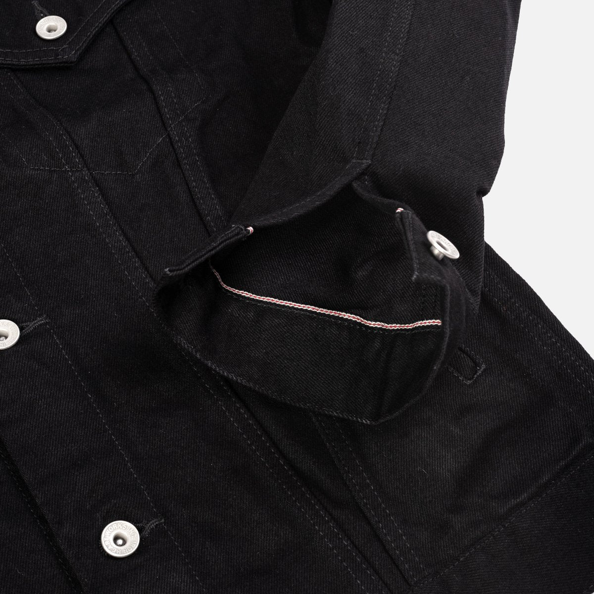 IHJ-86 14oz Selvedge Denim Modified Type III Jacket Black/Black