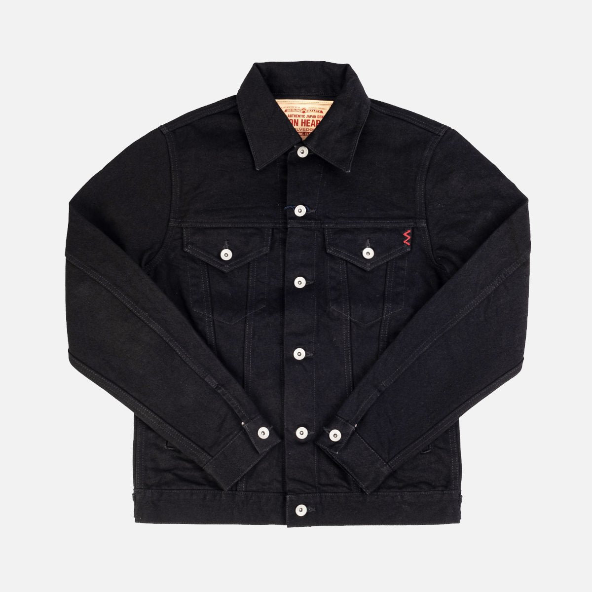 IHJ-86 14oz Selvedge Denim Modified Type III Jacket Black/Black