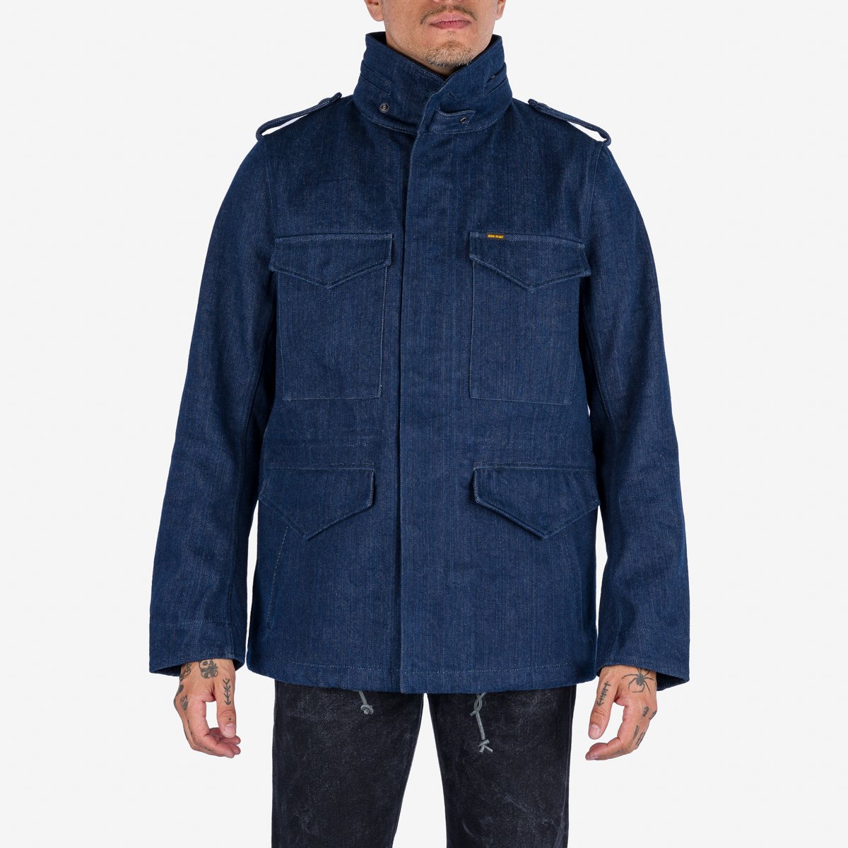 IHM-42 16oz Natural Indigo Selvedge Denim M65 Field Jacket