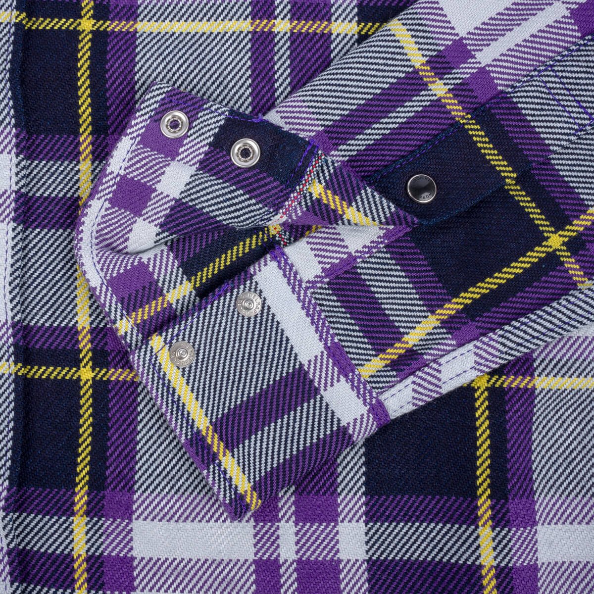 IHSH-390 9oz American Check Western Shirt Purple