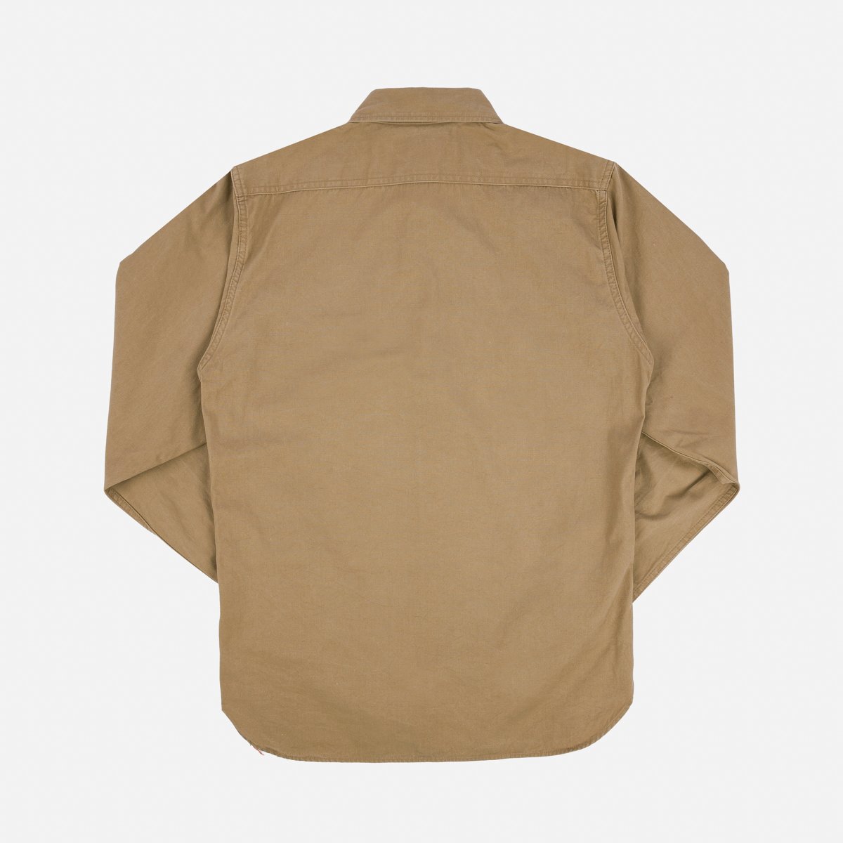 IHSH-395 7oz Fatigue Cloth Work Shirt Khaki