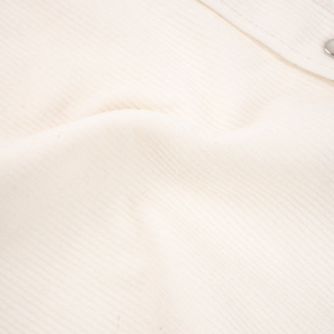 IHSH-398-WHT 11 oz. Corduroy Western Shirt Off White