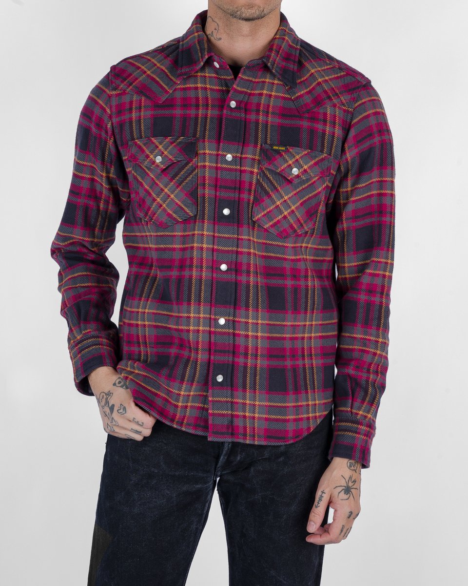 IHSH-403 11 oz. UHF Flannel Western Shirt