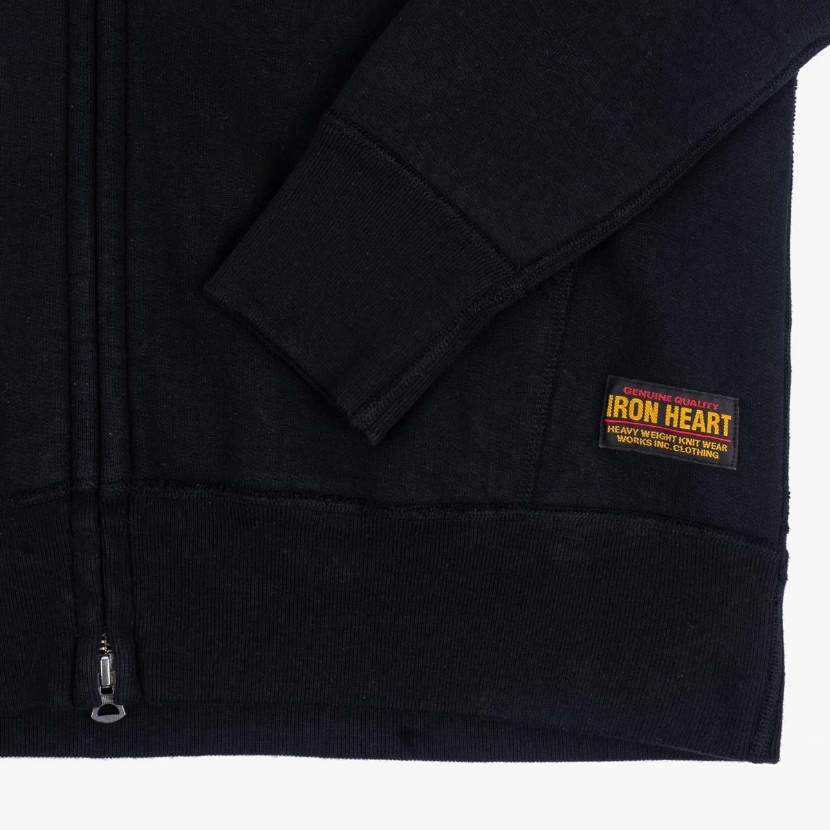 IHSW-78L-BLK Printed 14 oz. Ultra Heavy Zip Sweater Schwarz