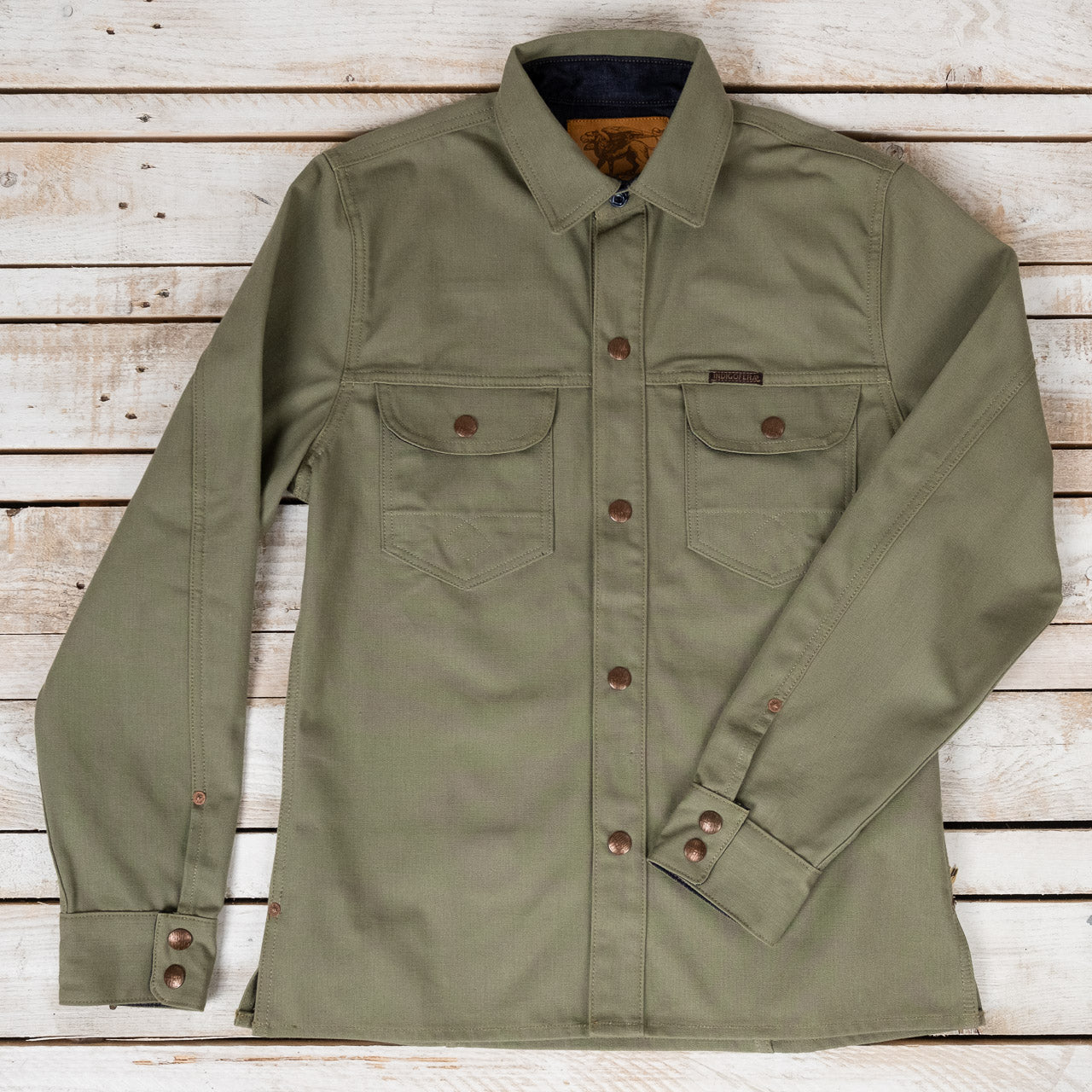 Copeland Shirt United Duck Canvas Green