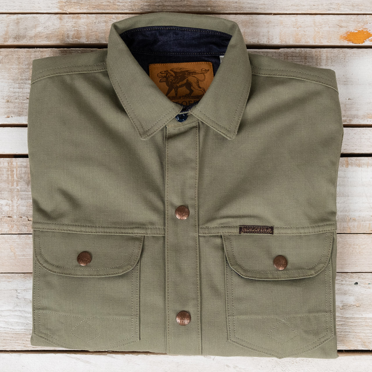 Copeland Shirt United Duck Canvas Green