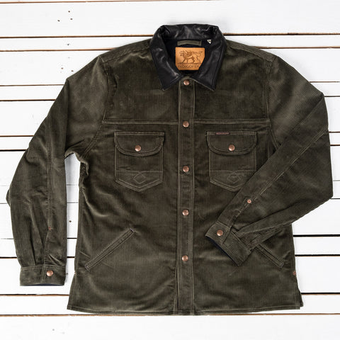 Fargo Trucker 8W Corduroy Jacket Green