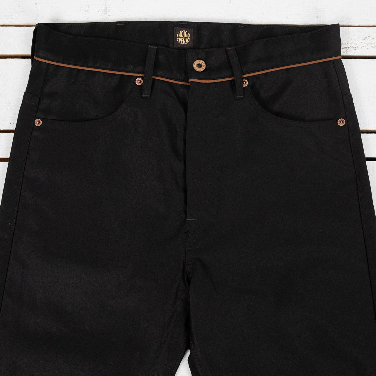 Hopper Pants Giza Cotton Moleskin Black