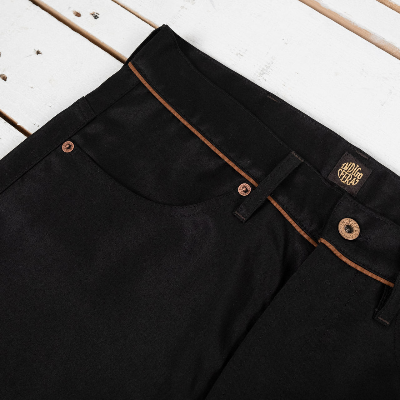 Hopper Pants Giza Cotton Moleskin Black