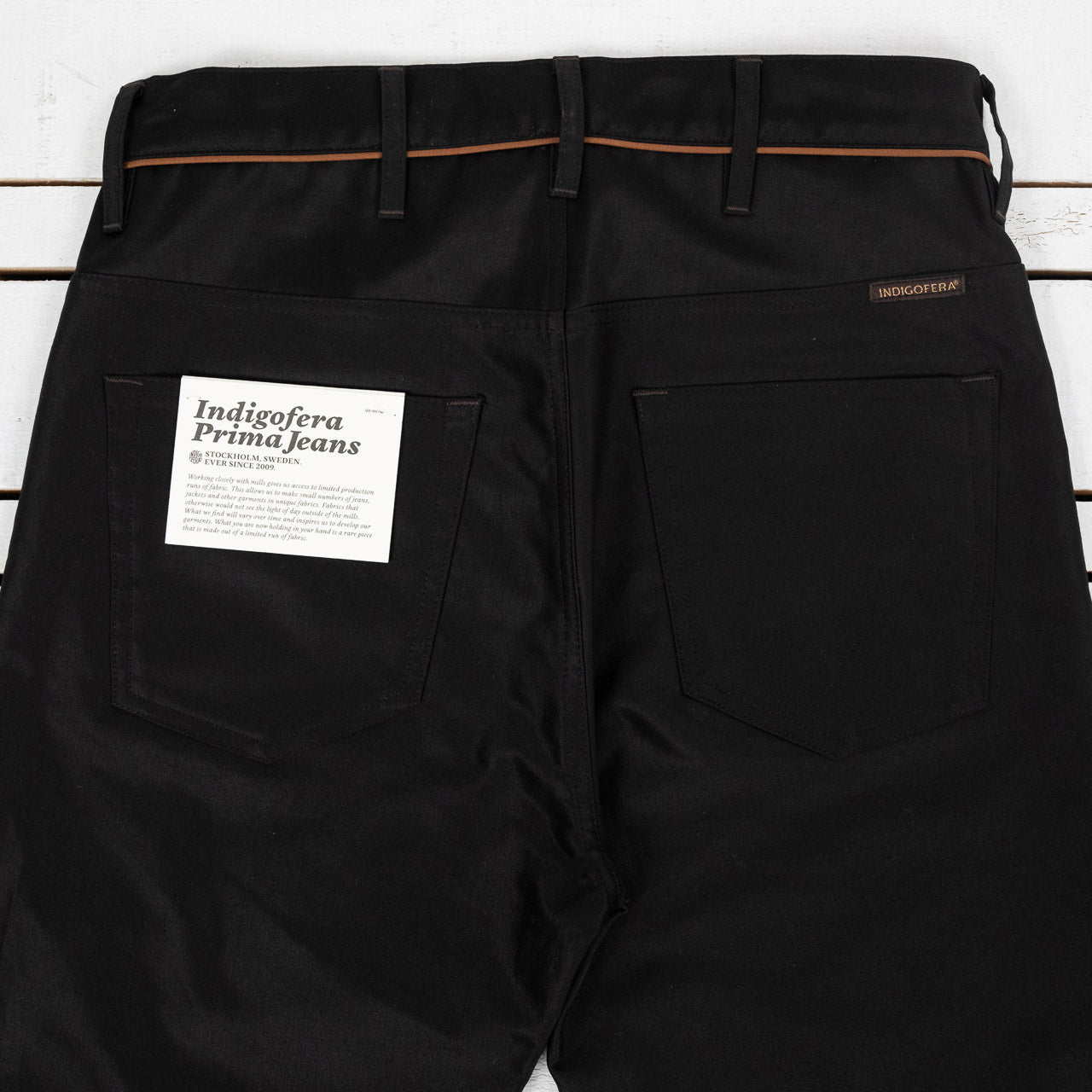 Hopper Pants Giza Cotton Moleskin Black