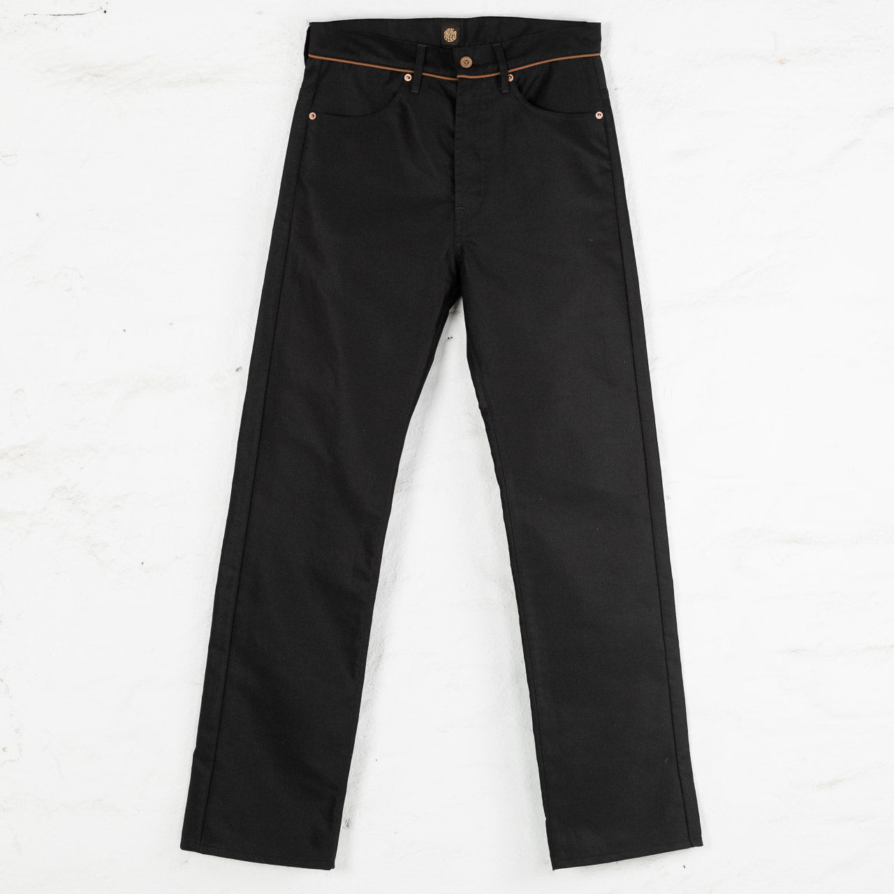 Hopper Pants Giza Cotton Moleskin Black