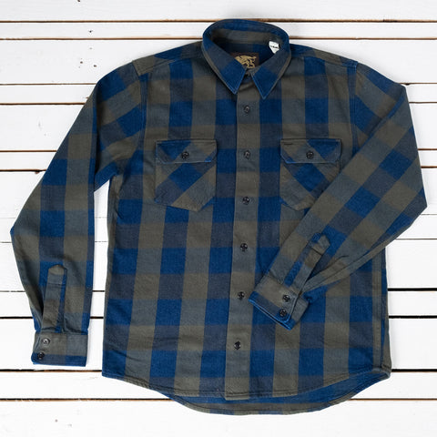 Norris Shirt Flannel Indigo