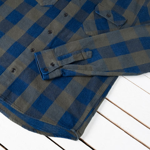 Norris Shirt Flannel Indigo