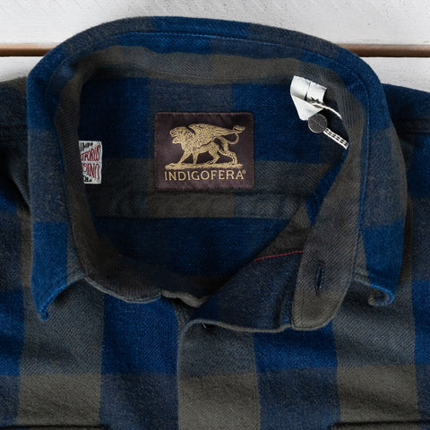 Norris Shirt Flannel Indigo