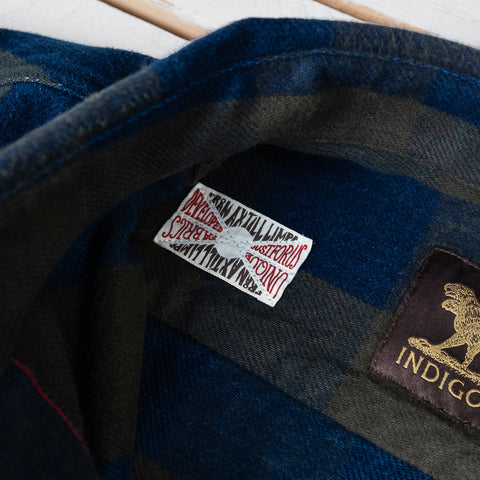 Norris Shirt Flannel Indigo