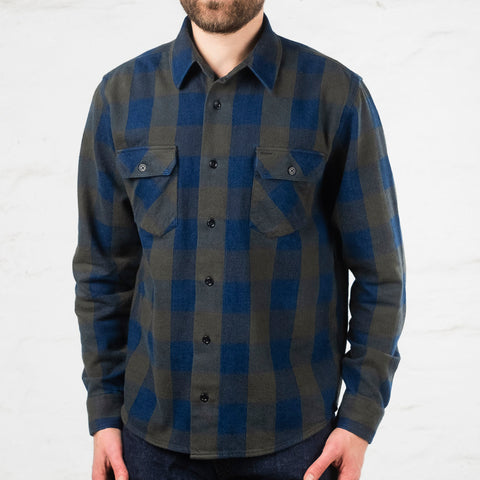 Norris Shirt Flannel Indigo