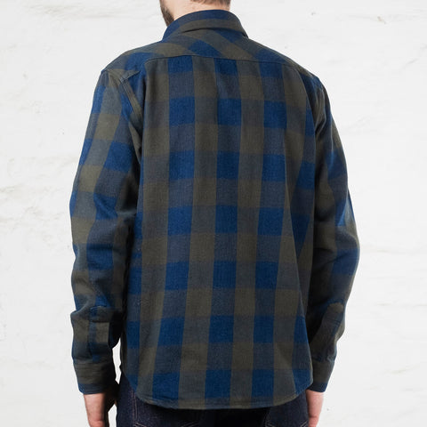 Norris Shirt Flannel Indigo