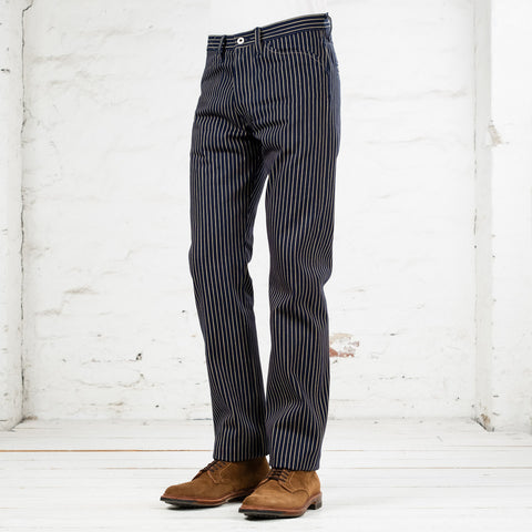 Swearengen Chino Single Stripe Indigo