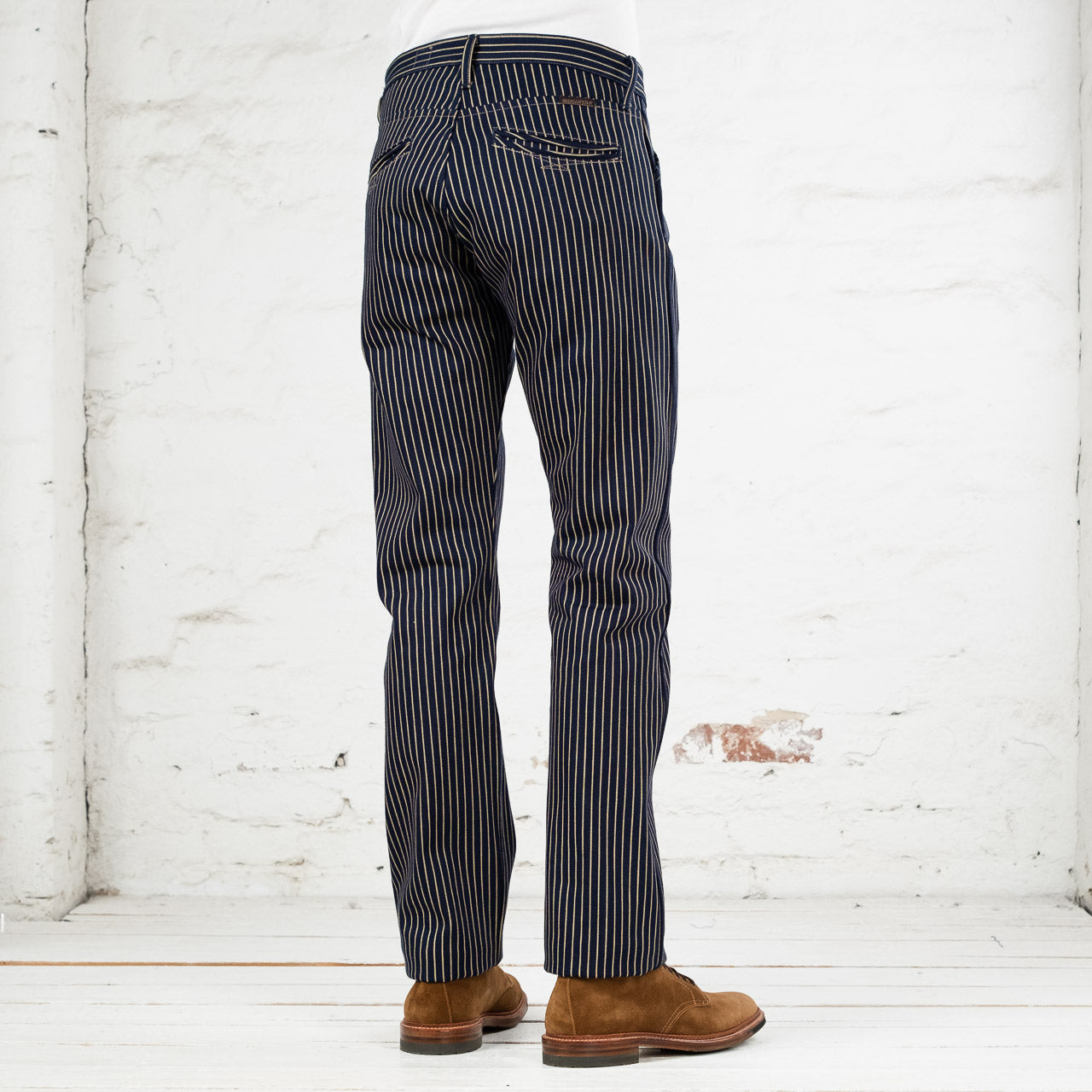 Swearengen Chino Single Stripe Indigo