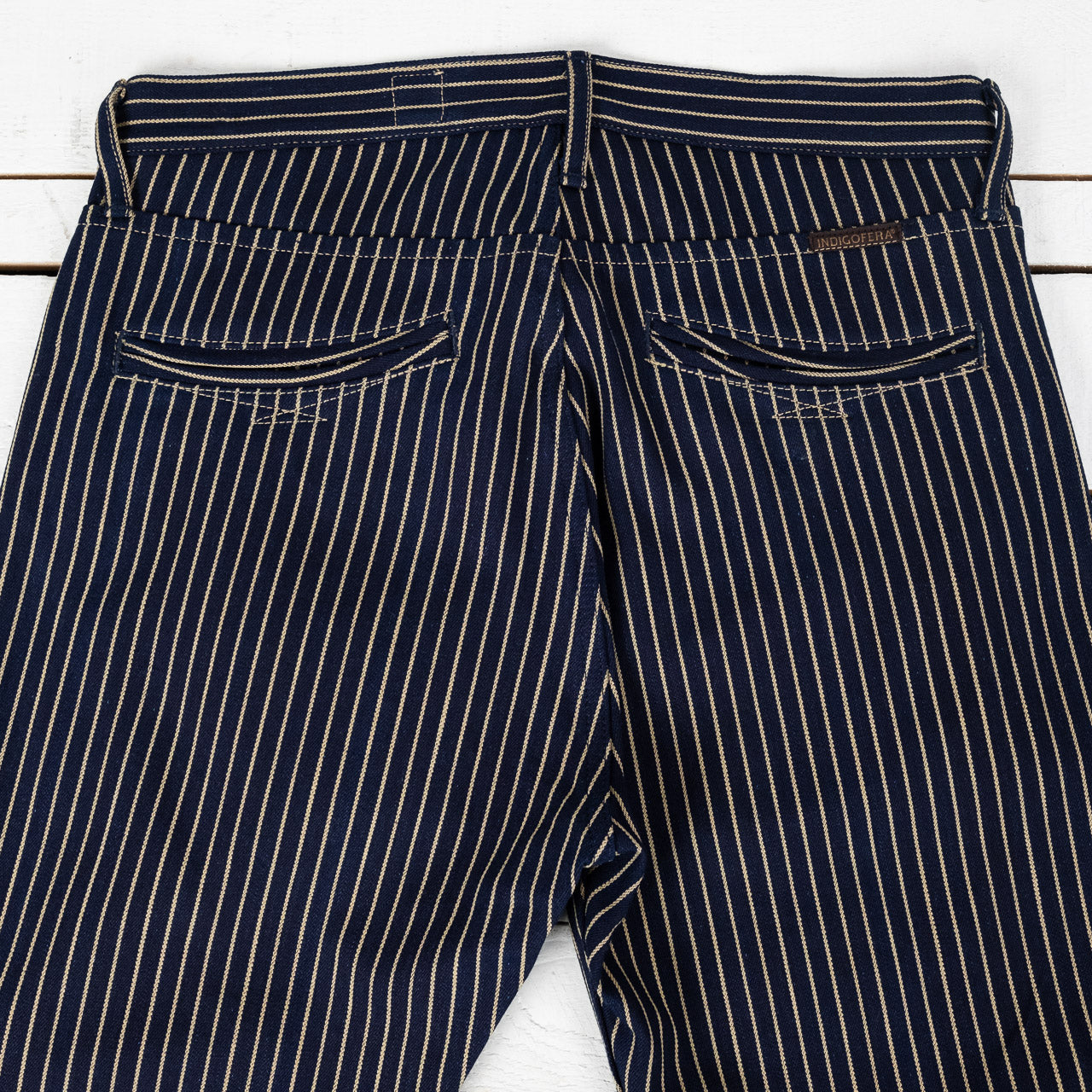 Swearengen Chino Single Stripe Indigo