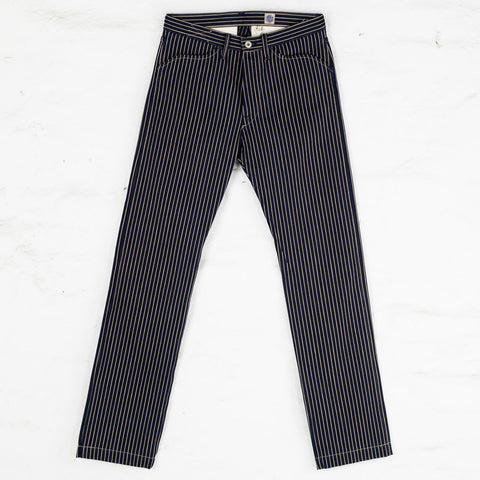 Swearengen Chino Single Stripe Indigo