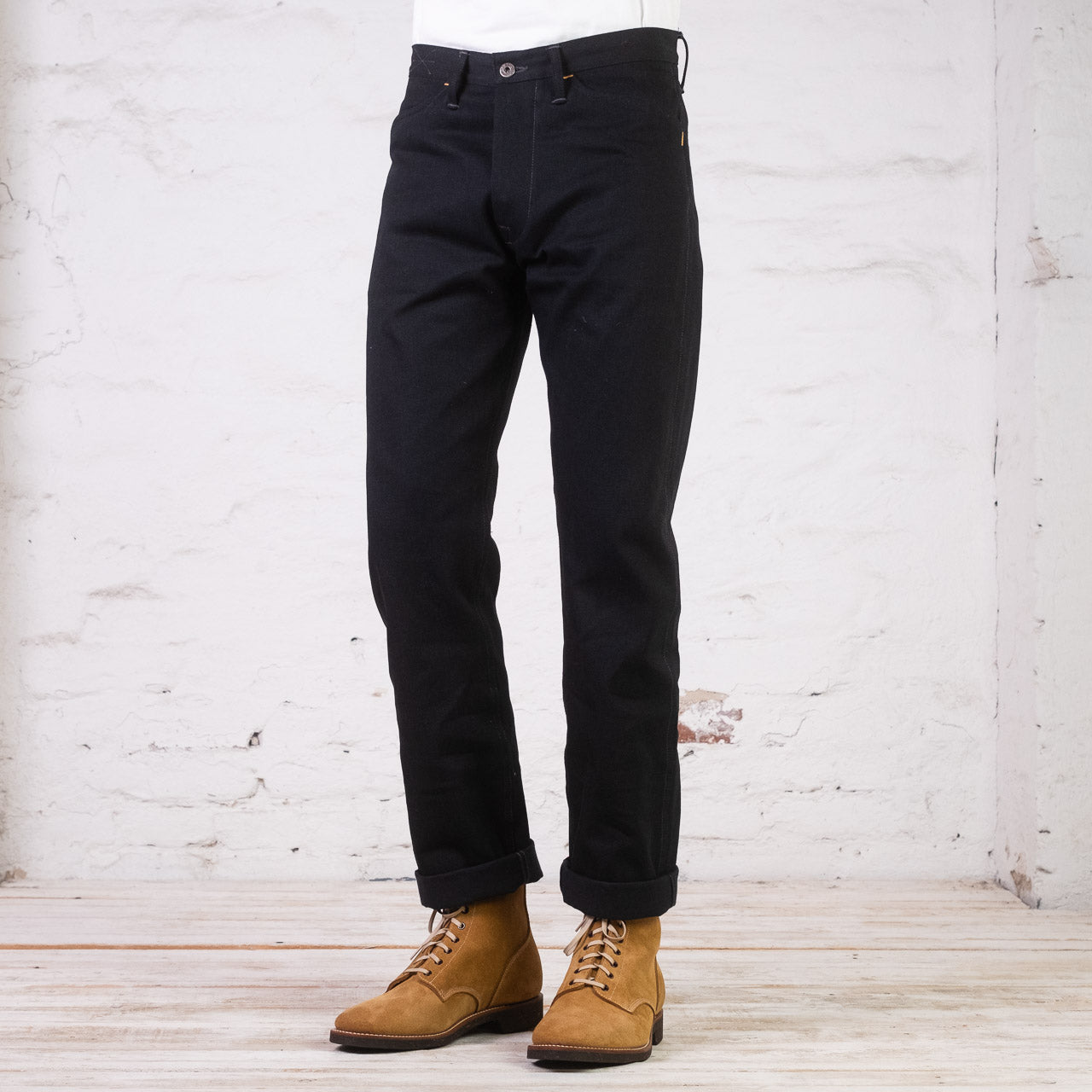 Swearengen Chino Soot Black Denim