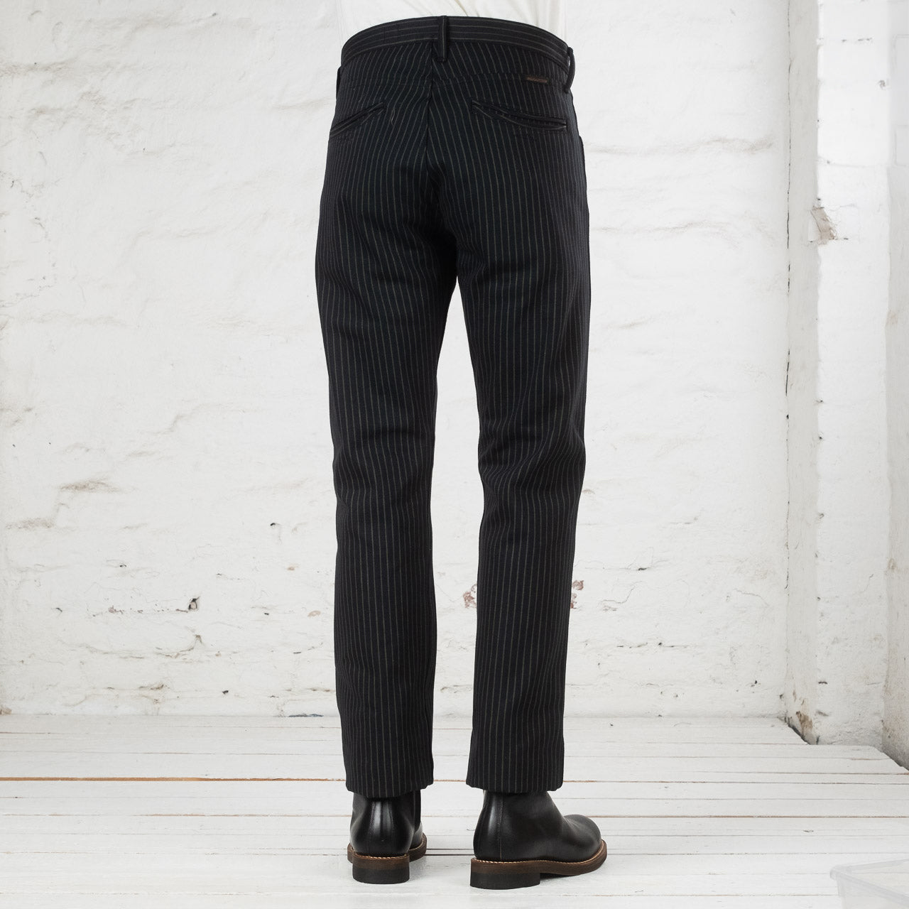 Swearengen Chino Viridescent Stripe