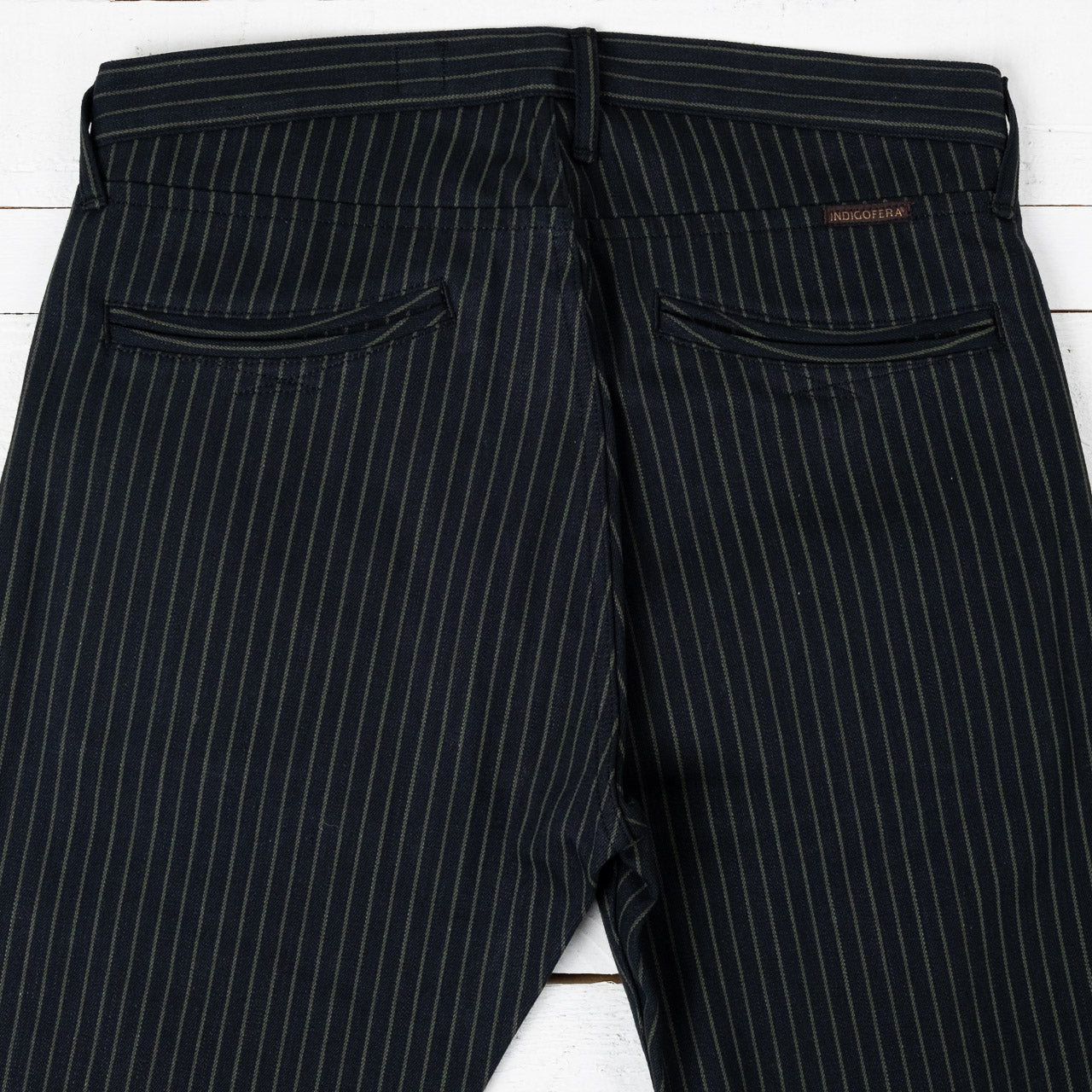 Swearengen Chino Viridescent Stripe