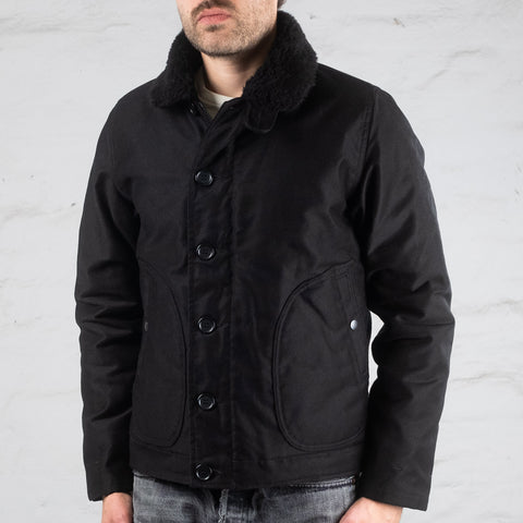 IRON HEART X BURG & SCHILD N1 Deck Jacket All Black