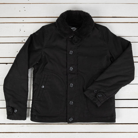 IRON HEART X BURG & SCHILD N1 Deck Jacket All Black