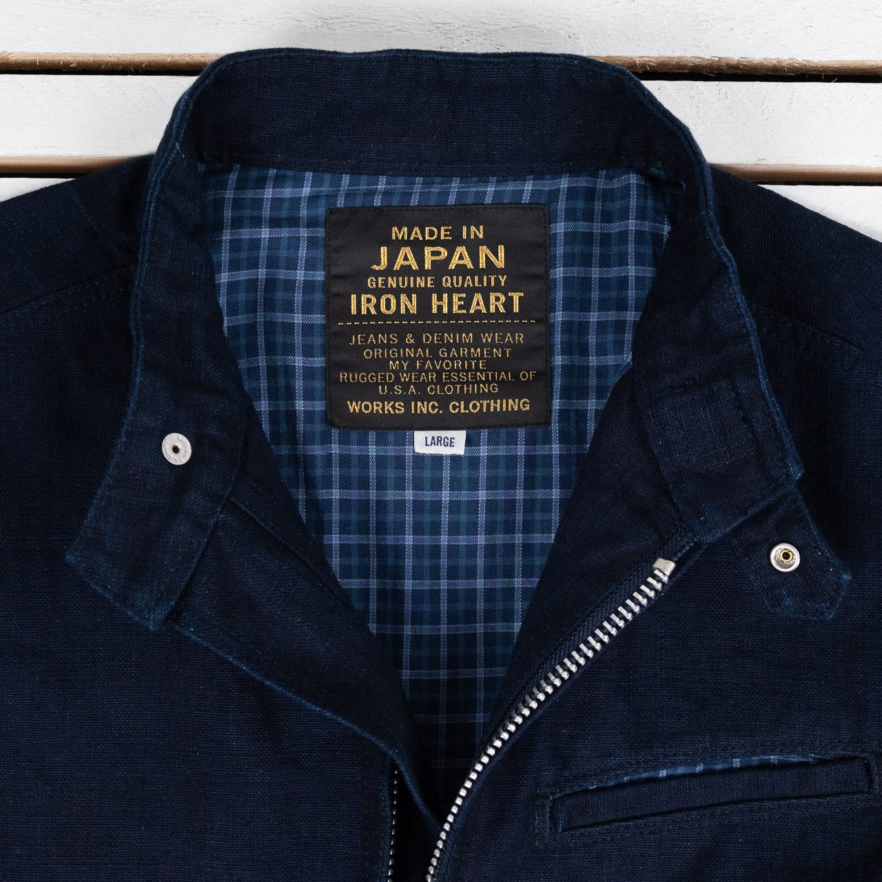 IHJ-135 13 oz. Ox Riders Jacket Indigo