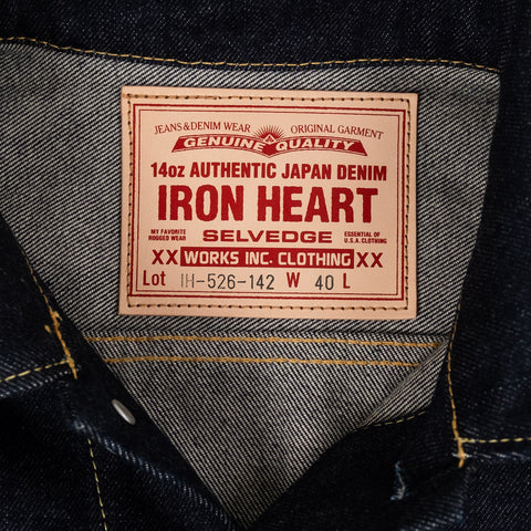 IH-526J-142 14 oz. Modified Type III Jacket Indigo