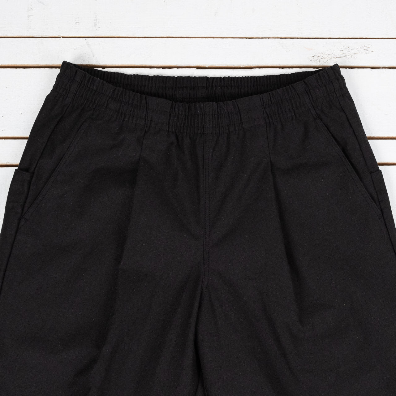 Back Nep Umps Pants Black