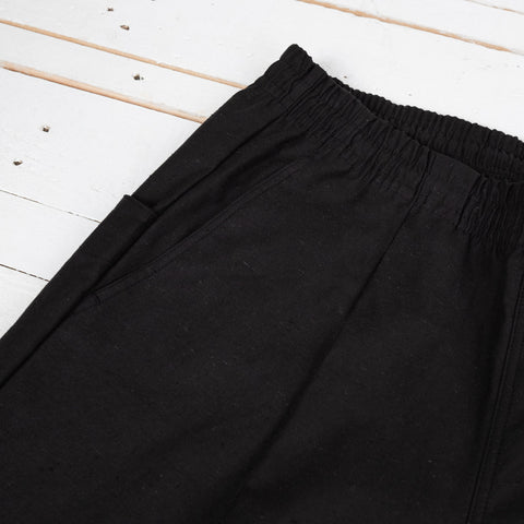 Back Nep Umps Pants Black