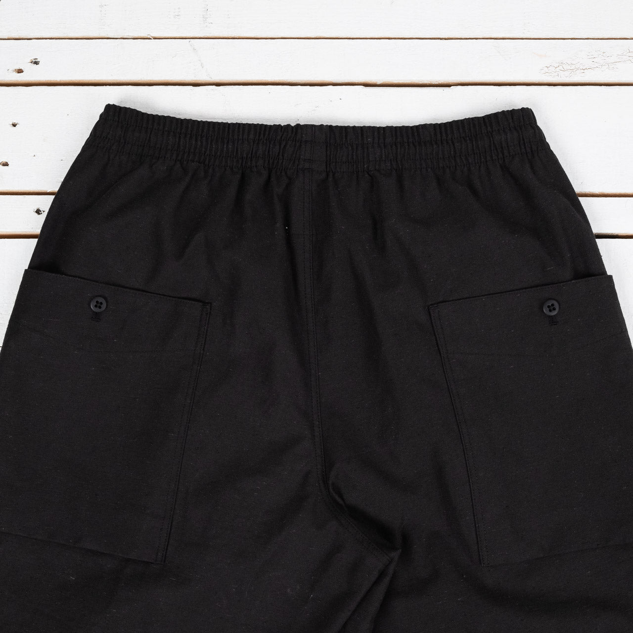 Back Nep Umps Pants Black