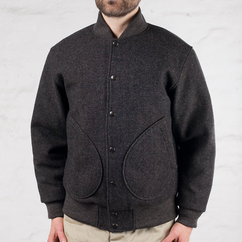 Melton Award Jacket Schwarz