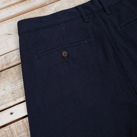 Sashiko Indigo Jacquard Shorts