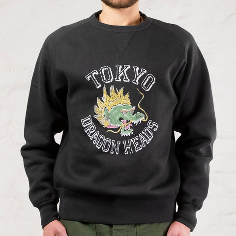 Tokyo Dragon Heads Sweatshirt