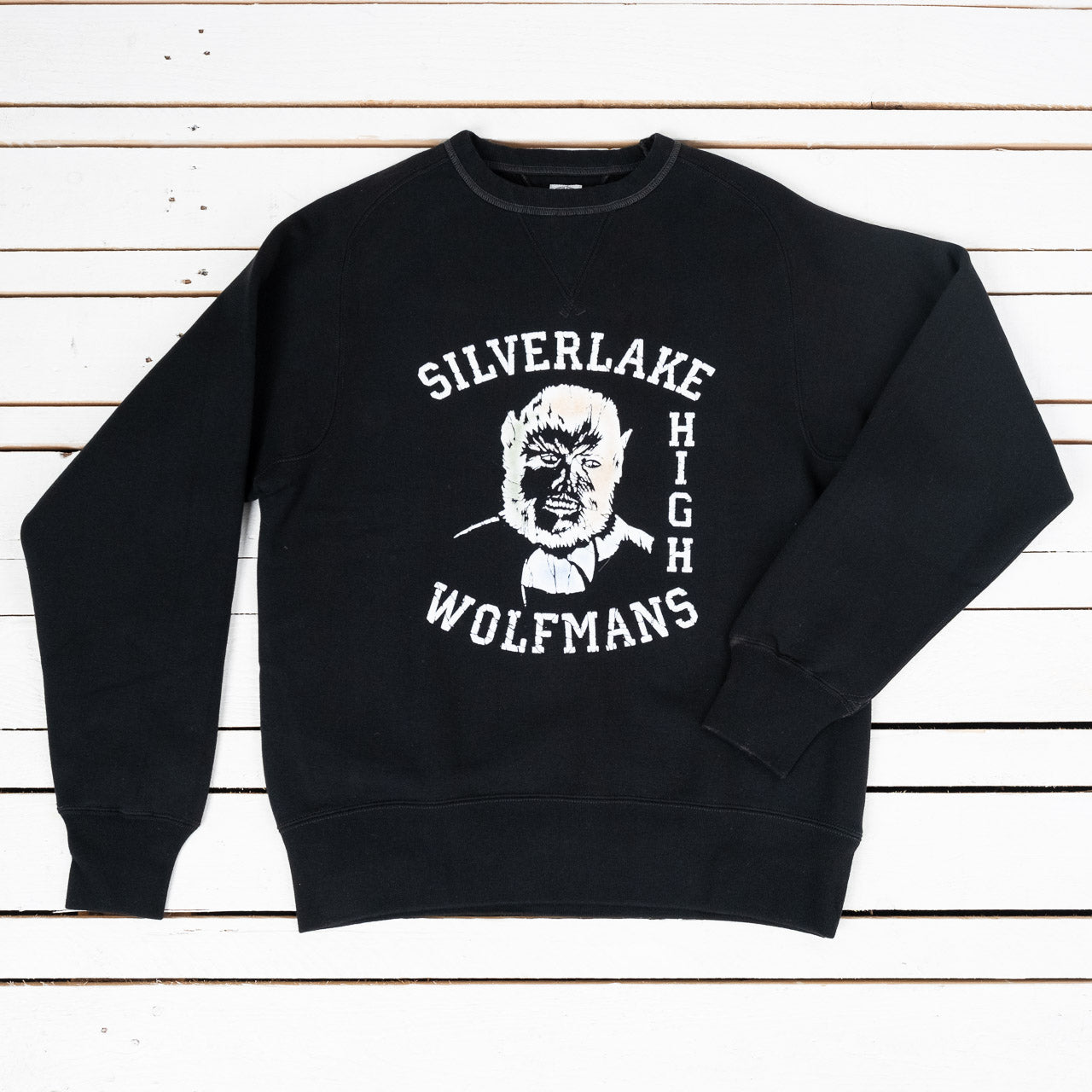 Wolf Man Sweatshirt Schwarz