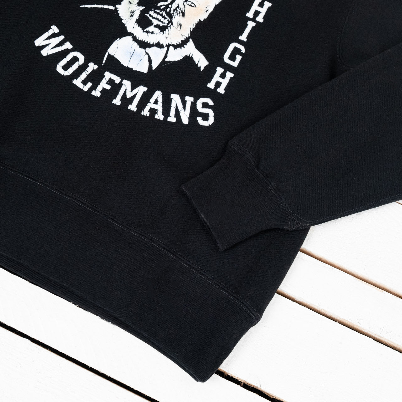 Wolf Man Sweatshirt Schwarz