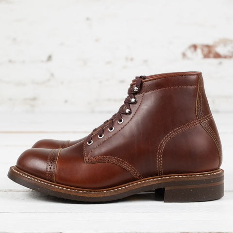 LK-014 Combat Boots Horween CXL Brown