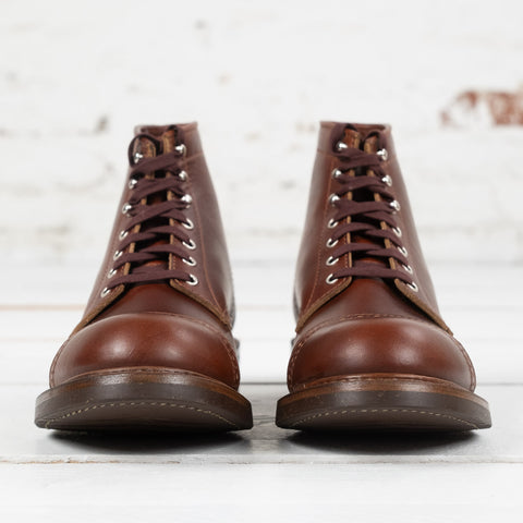 LK-014 Combat Boots Horween CXL Brown