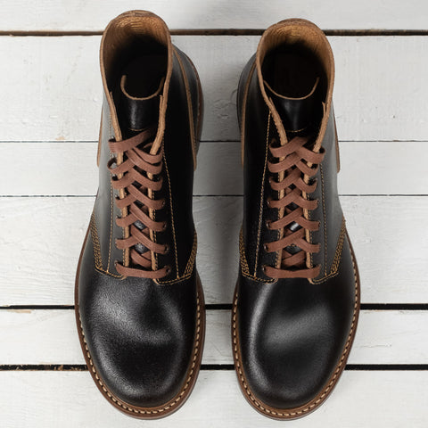 M-43 Service Boot Horween Waxed Flesh Dunkelbraun