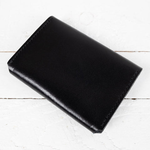 Leather Card Case Black