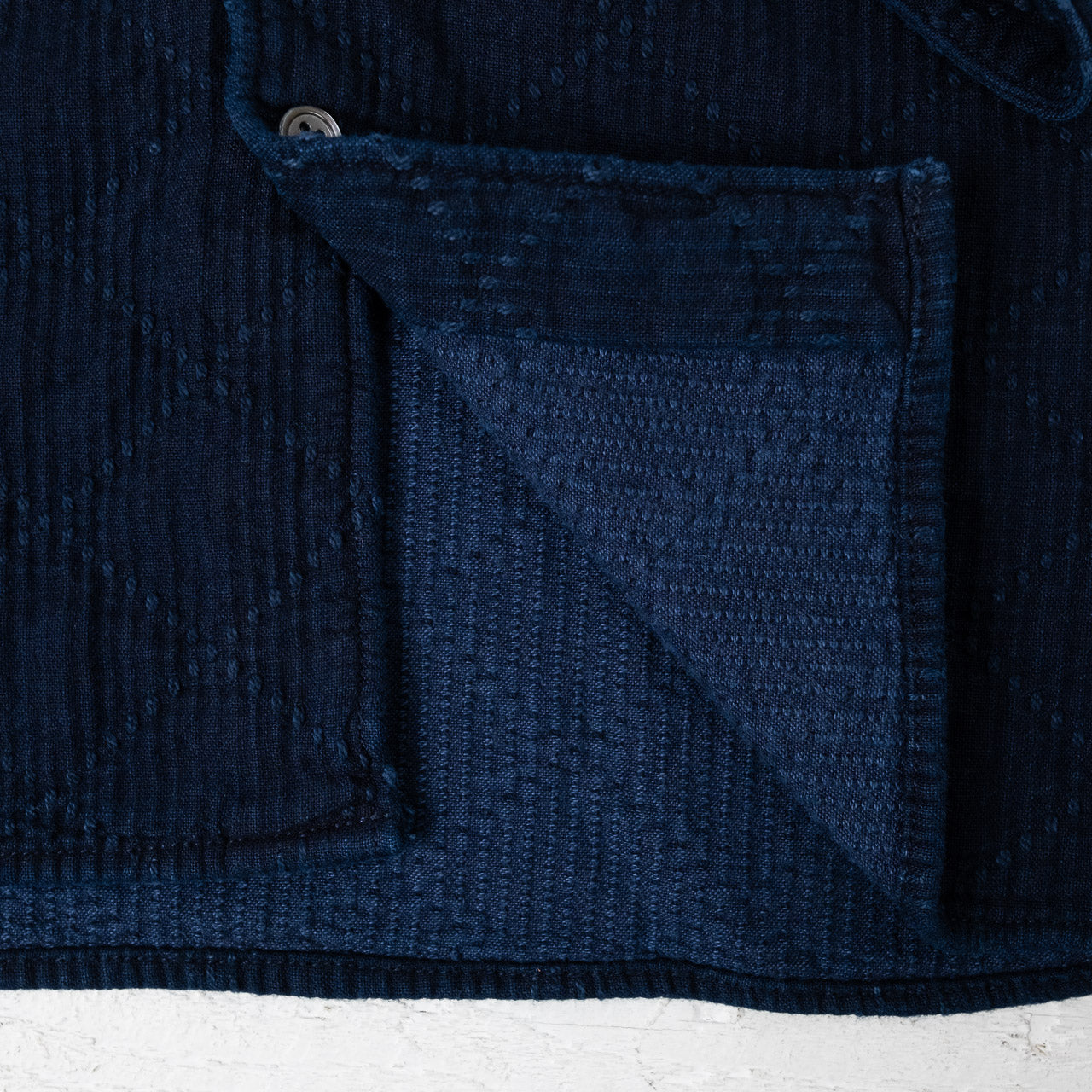 MXLS1028 Indigo Sashiko Shirt