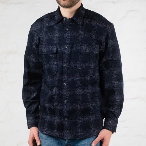 MXLS1024 Original Check Jacquard Shirt